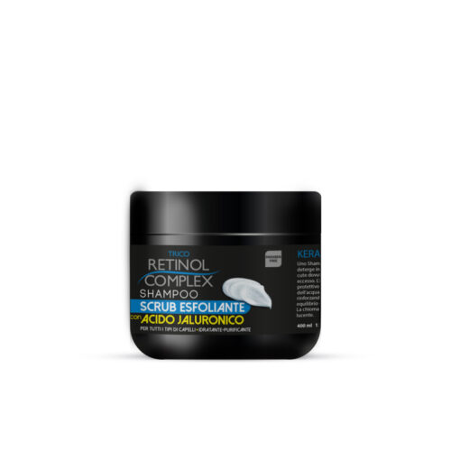 Șampon‑scrub exfoliant cu acid hialuronic - 400 ml